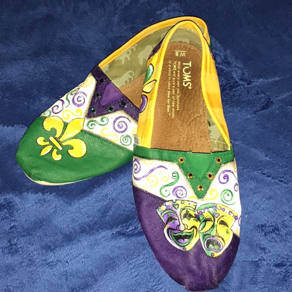 Mardi Gras custom toms